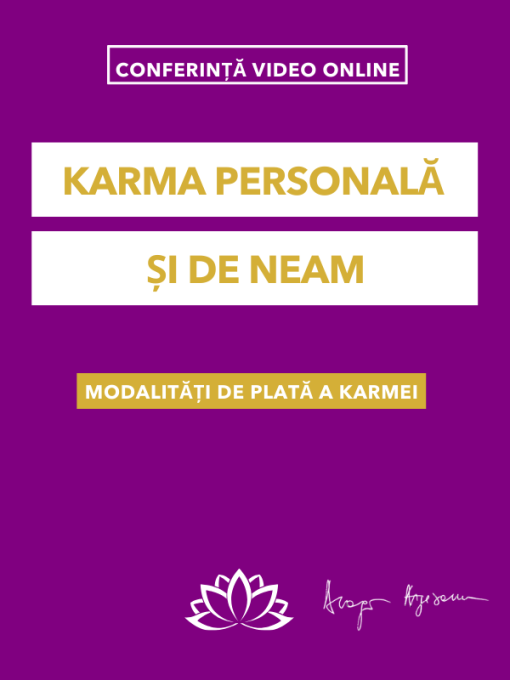 Karma personală si de neam- conferință