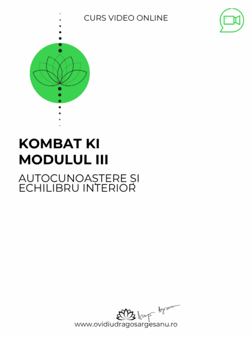 Curs premium Kombat Ki - Modulul III - Bucuresti 600X800