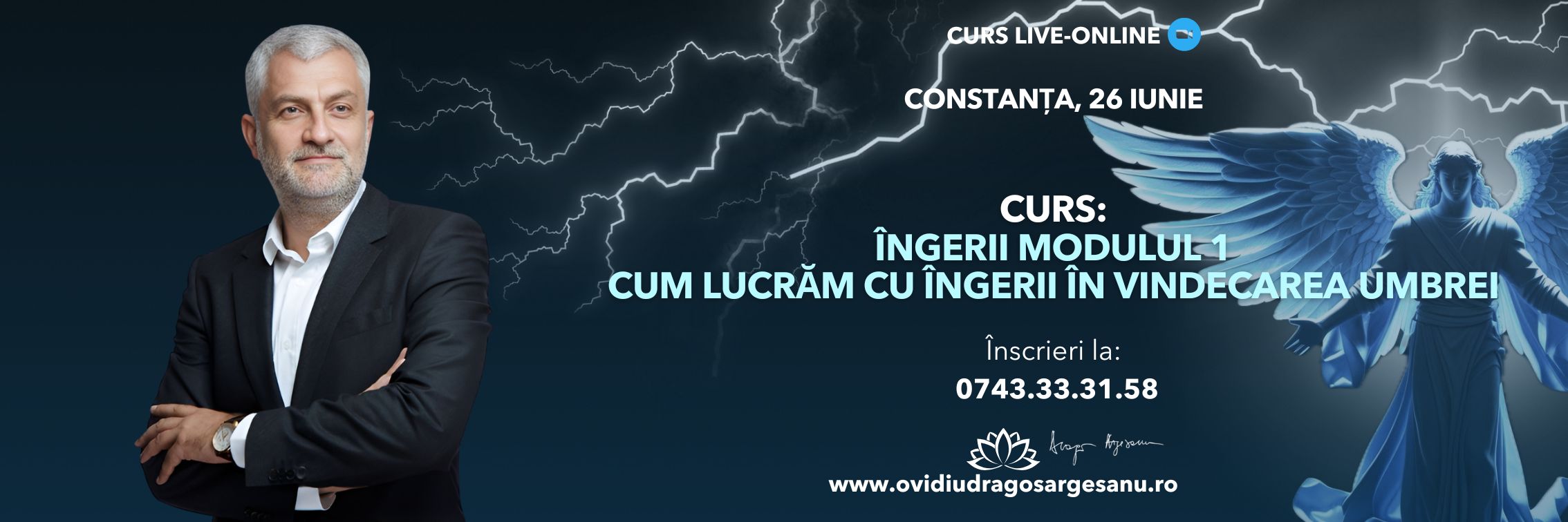 Curs Seniori: Ingerii Modulul 1 – Cum lucram cu ingerii in vindecare umbrei – Constanta – acces online