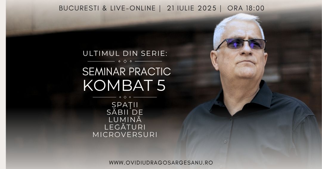 Seminar Practic Kombat 5 Bucuresti – acces online (Seniori)