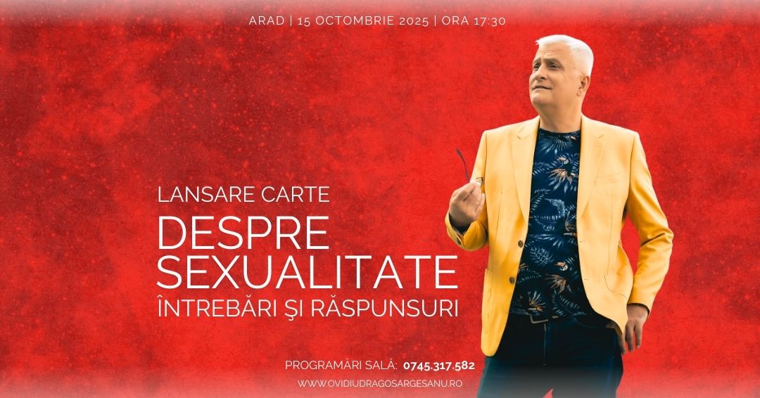 Lansare carte: Despre sexualitate. Intrebari si raspunsuri – Arad – acces online