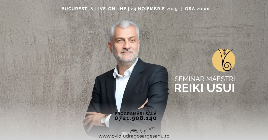 Seminar Maestri Reiki – Bucuresti – acces online (Seniori)