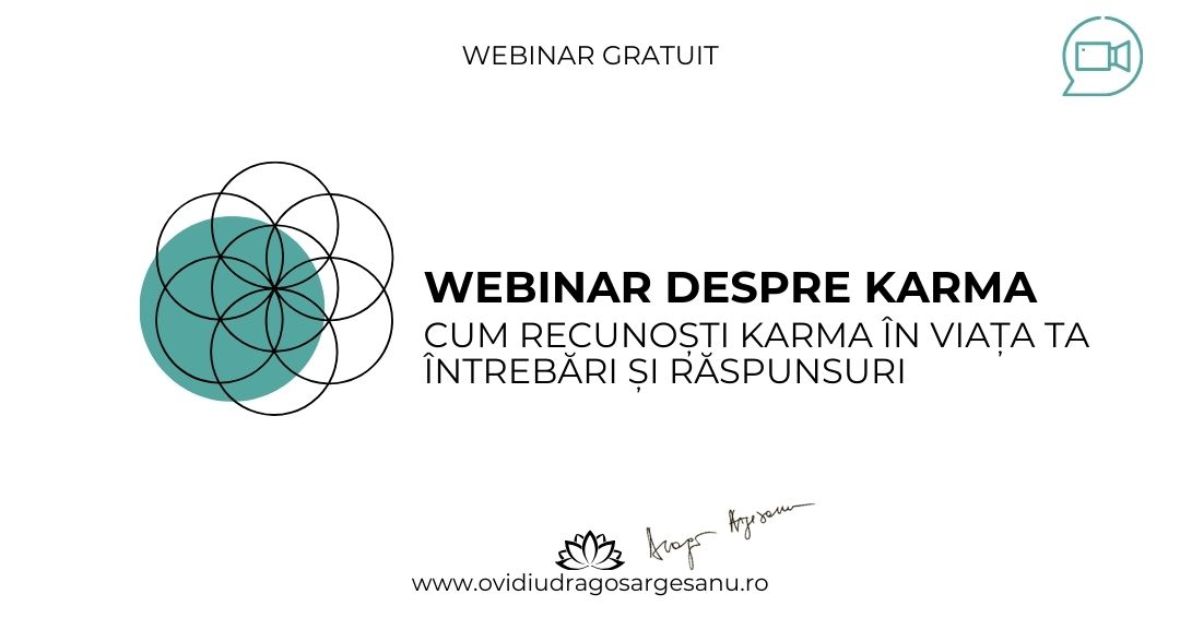 WEBINAR Despre karma