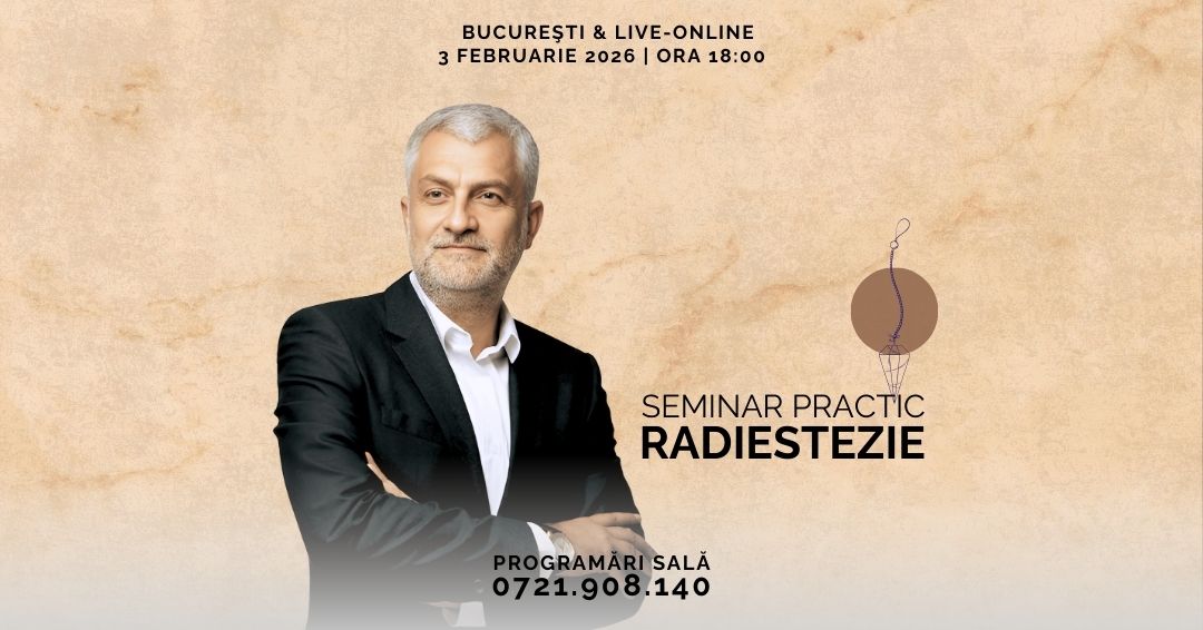 1 Seminar Radiestezie Modul 1 – Bucuresti – acces online (Seniori)