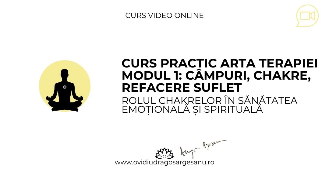 Curs Practic Arta Terapiei – Modul 1. Campuri. Chakre. Refacere suflet – Ploiesti – acces online (Seniori)