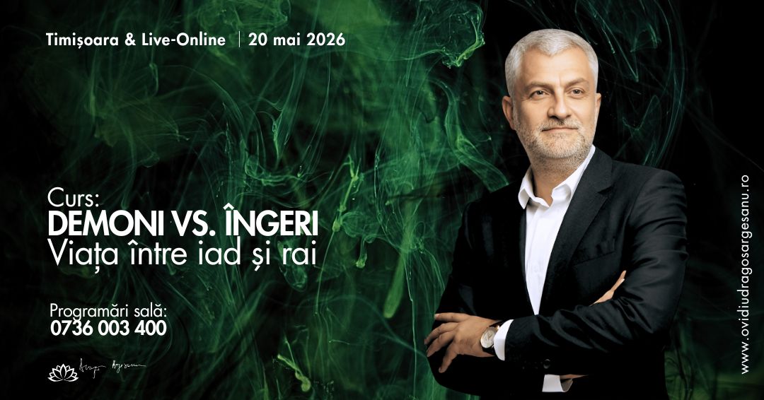 Curs Demoni vs Ingeri. Viata intre iad si rai – Timisoara – acces online (Seniori)