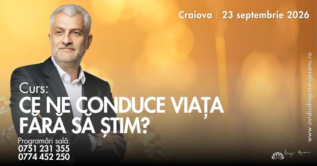 Curs Ce ne conduce viata fara sa stim – Craiova – acces online (Seniori)