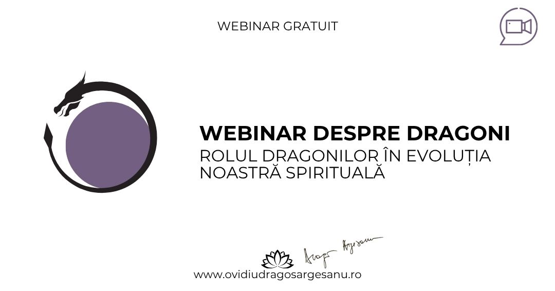 WEBINAR Despre dragoni